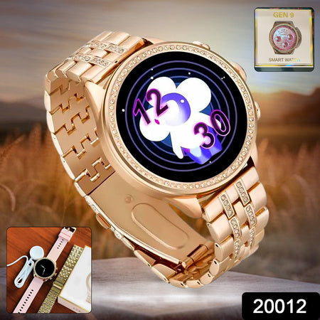 Gen 9 Diamond Strap Latest Smartwatch Hd Display 2 Straps (1 Set) Wukusy