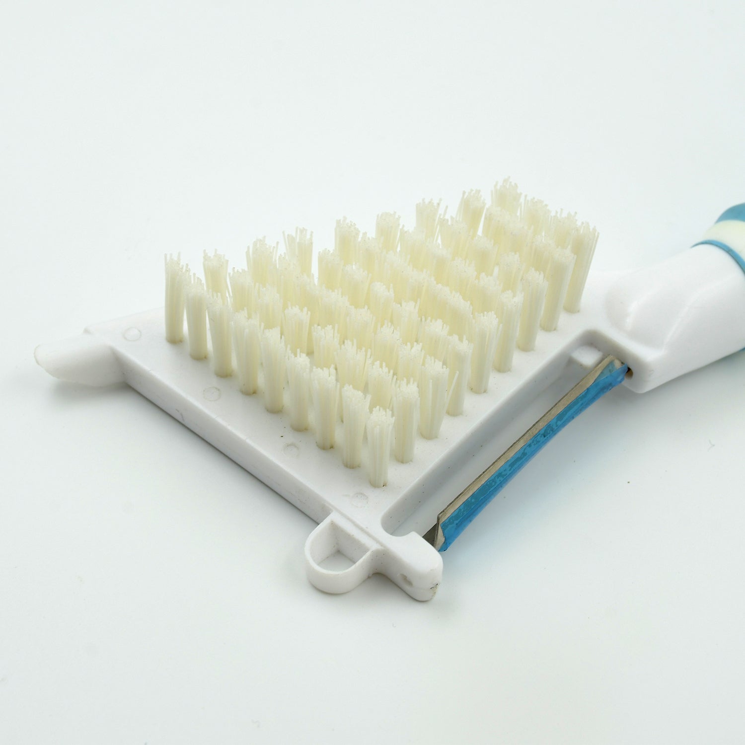 5749 Multipurpose Peeler Brush Vegetable Peeler With Brush Multifunctional Fruits And Vegetable Cleaning Brush Stainless Steel Potato Peelers Home Kitchen Peeler With Long Handle (1 Pc ) Wukusy