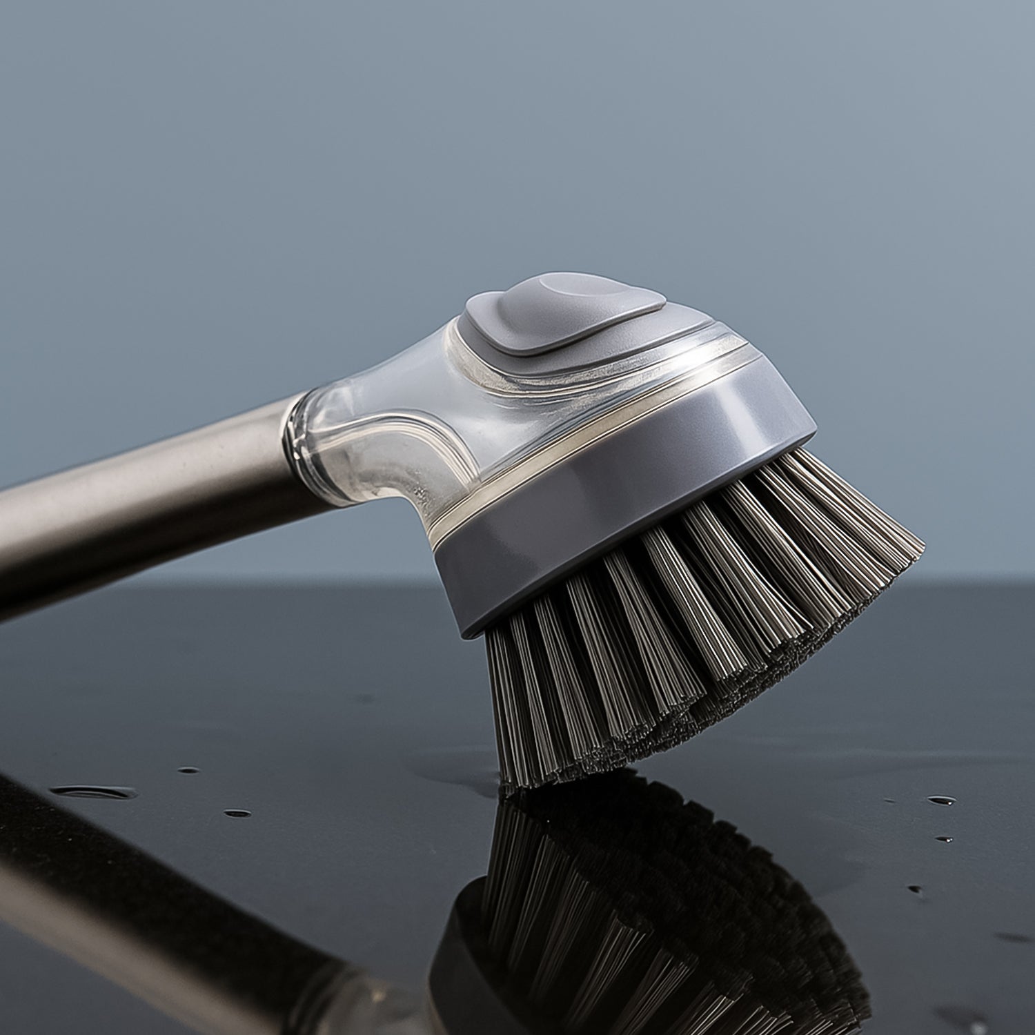 5939 Cleaning Brushes Set Scrub Brush Bathroom Brush Long Handle Liquid Dispenser Pot Washing Brush Wukusy