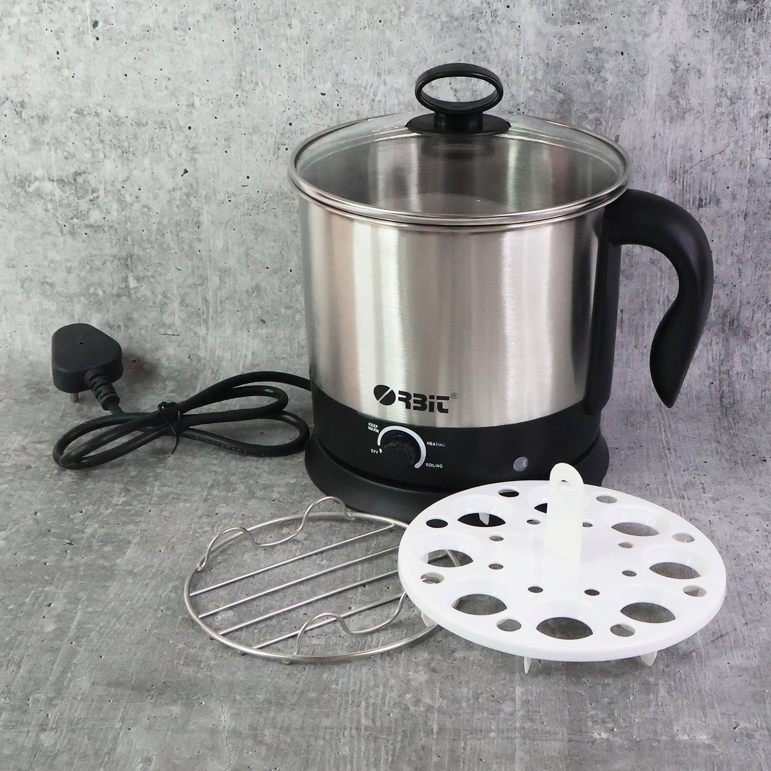 Orbit Electric Idli Cooker And Steamer - 650w Wukusy