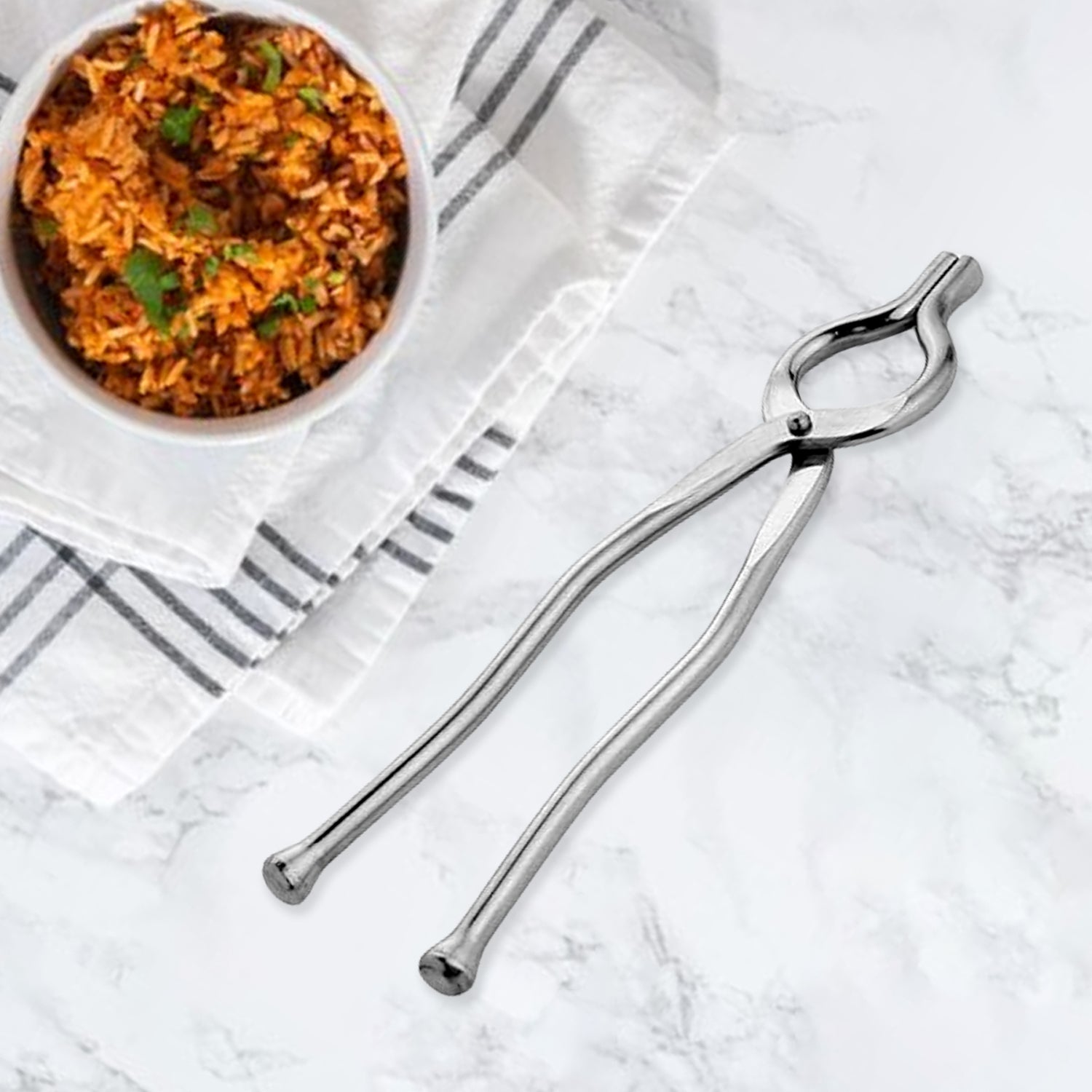 Apex Full Round Sansi  Heavy-duty Stainless Steel Pakkad  Strong Grip (1 Pc) Wukusy