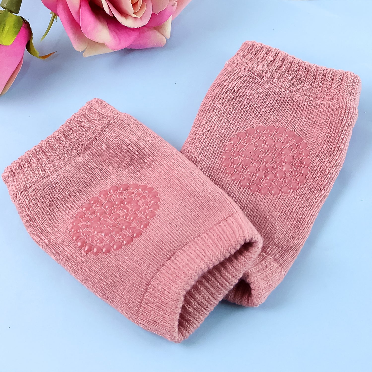 Pink Toddler Wool Knit Leg Warmer (Knee Guard) Wukusy