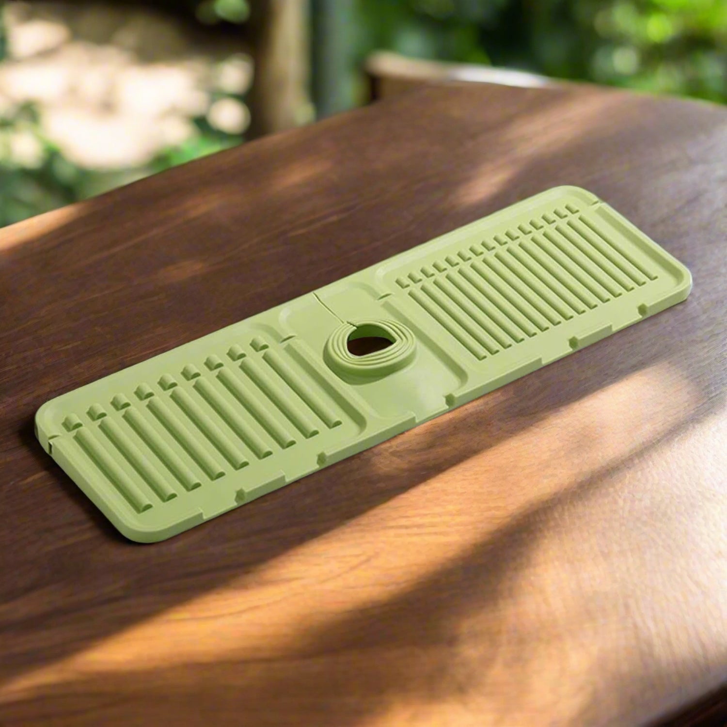 4914 Silicone Sink Faucet Pad Drip Protector Splash Countertop Rubber Drying Mat Sink Splash Guard For Kitchen Bathroom Bar. Wukusy