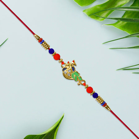 Traditional Peacock Rakhi Wukusy