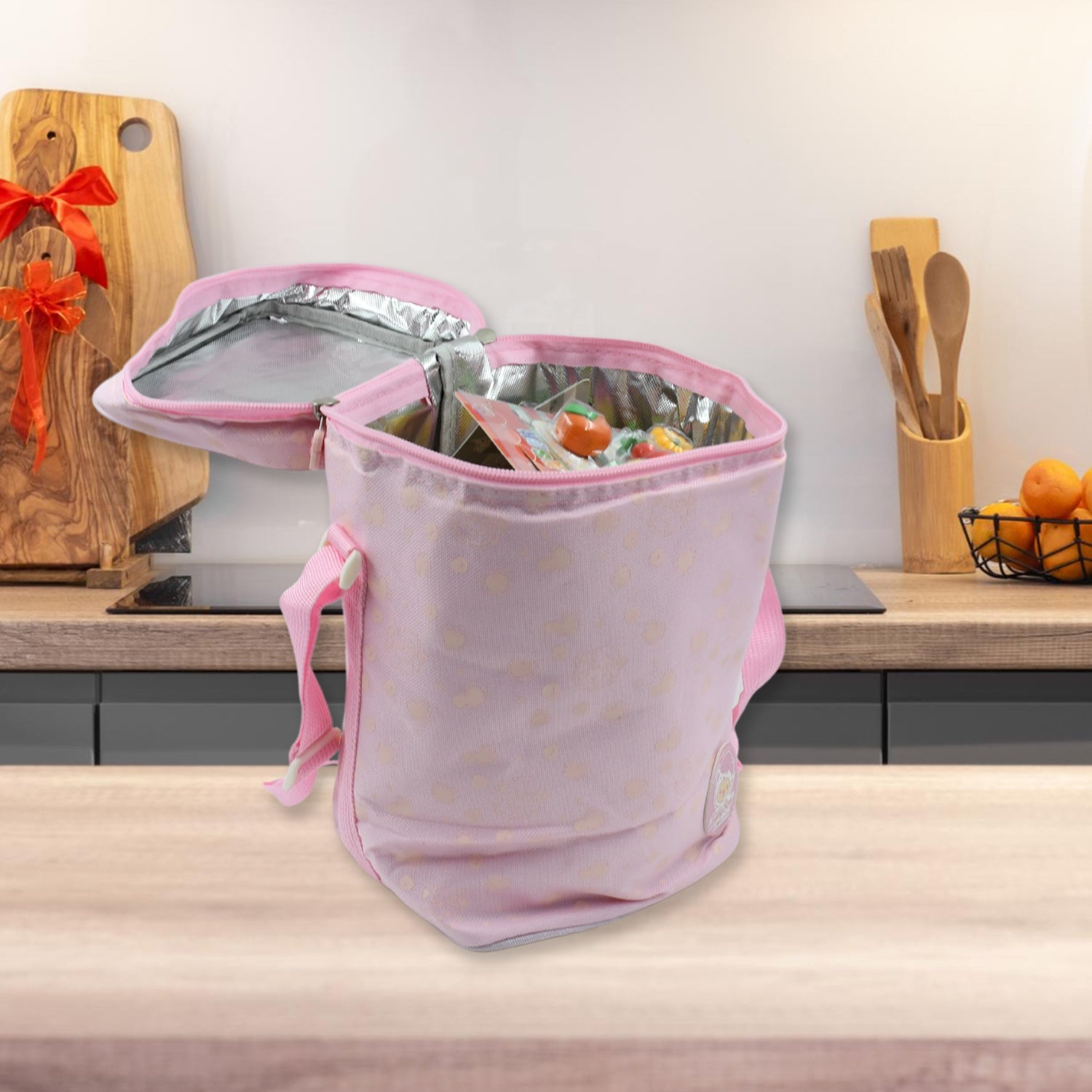 Zip Lunch Bag Cute Animal Lunch Bag With Carry Adjustable Strap Lunch Bag For Women Durable Reusable Durable Handbag Bag (1 Pc) Wukusy