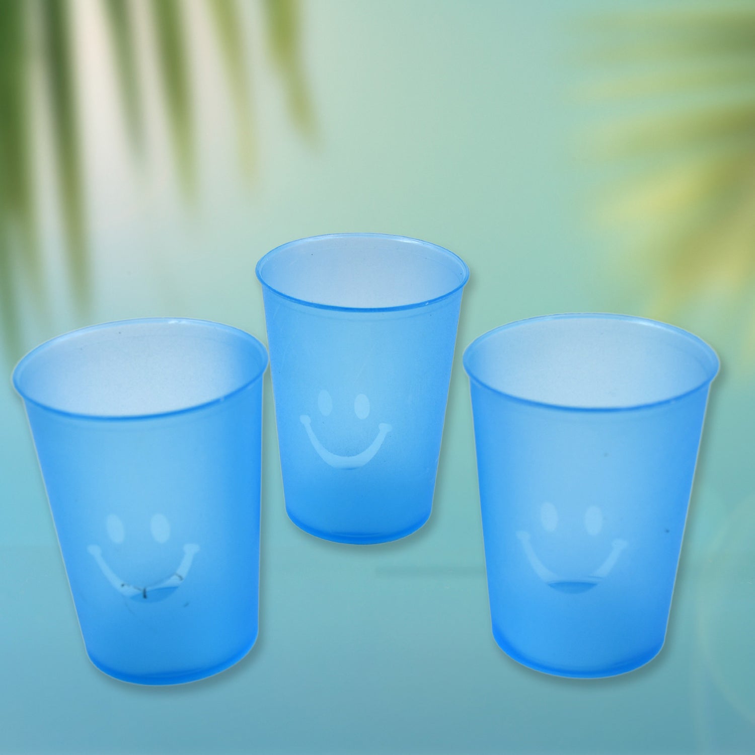 5560 Plastic Tumblers Lightweight Cups  Glass Reusable Drinking Cups Restaurant Cups Dishwasher Safe Beverage Tumblers Glasses For Kitchen Water Transparent Glasses 3 Pc Set Wukusy