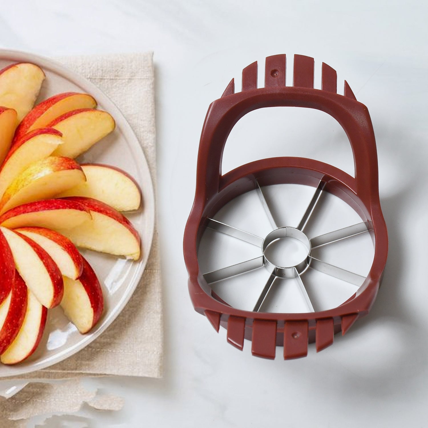 5605 Stainless Steel Apple Cut Apple Slicer Fruit Divider Core Remover Separator Wukusy