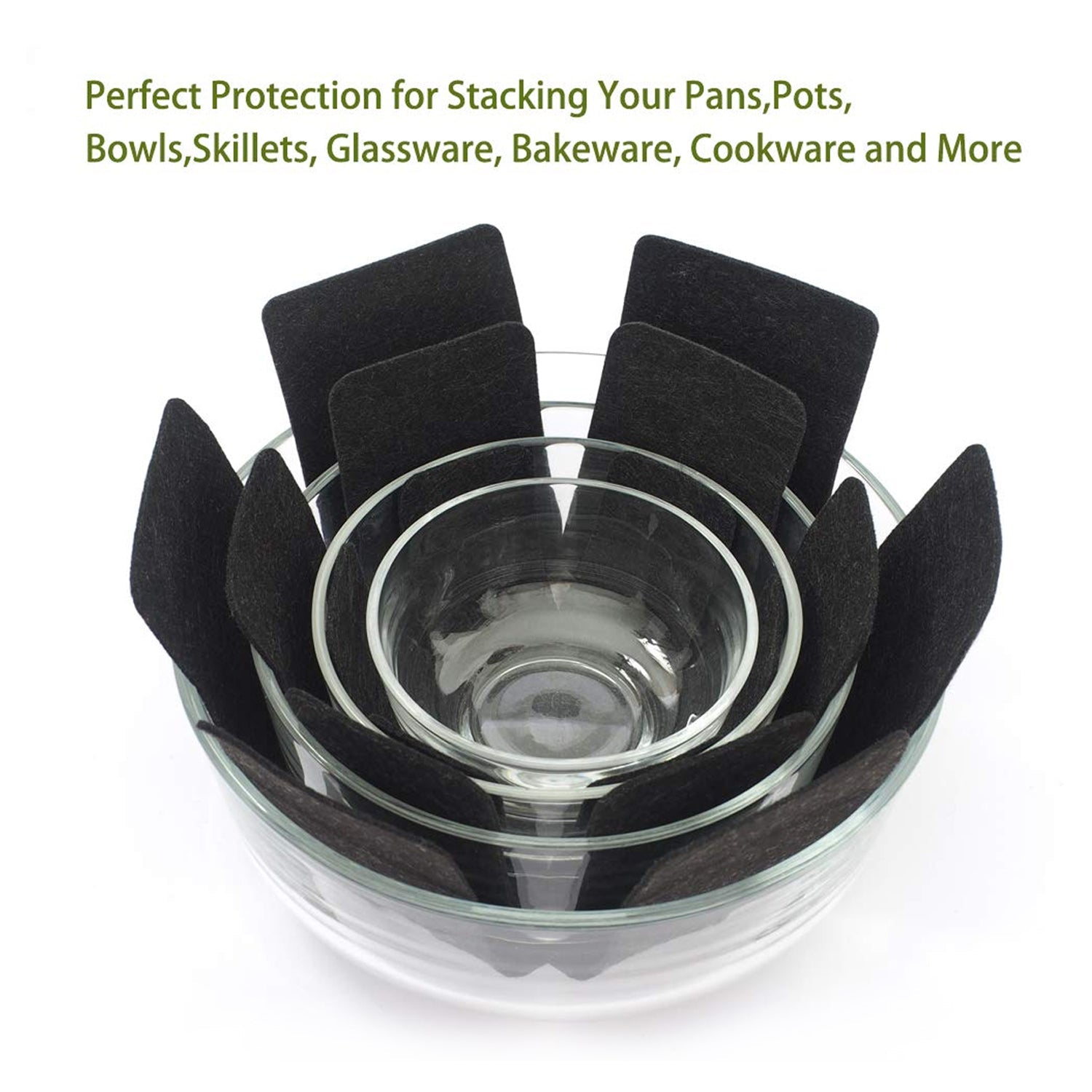 Pots And Pans Protectors 3 Different Size (3 Pcs Set) Wukusy