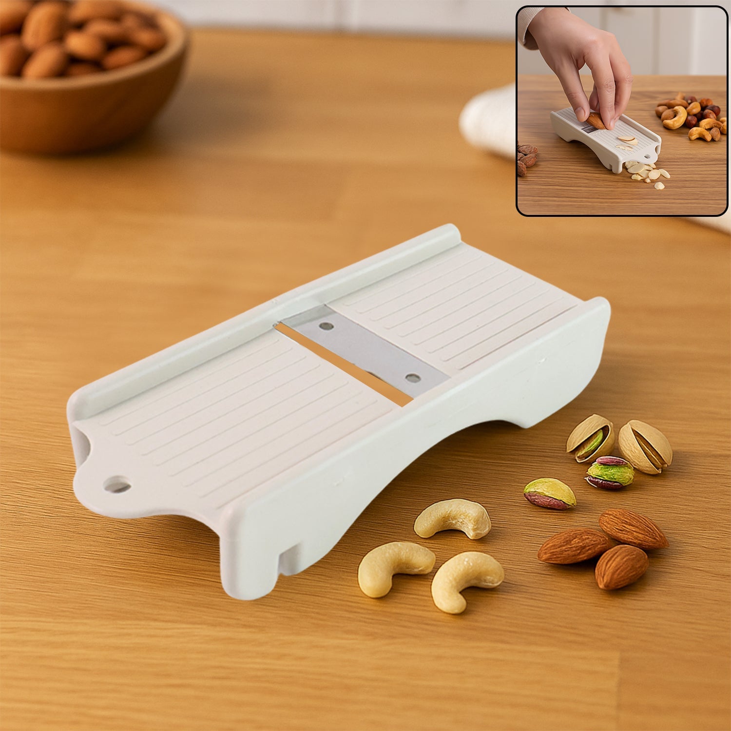 Liger Multipurpose Dry Fruit Slicer  Ginger (1 Pc) Wukusy