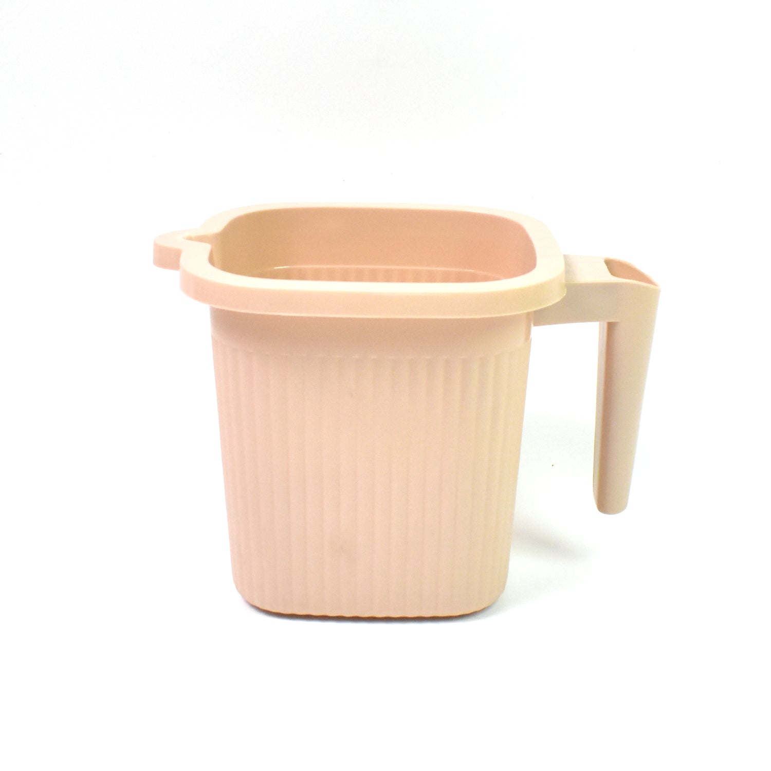 Plastic Square Bath Water Mug (1 Pc  1000 Ml  Mix Color) Wukusy