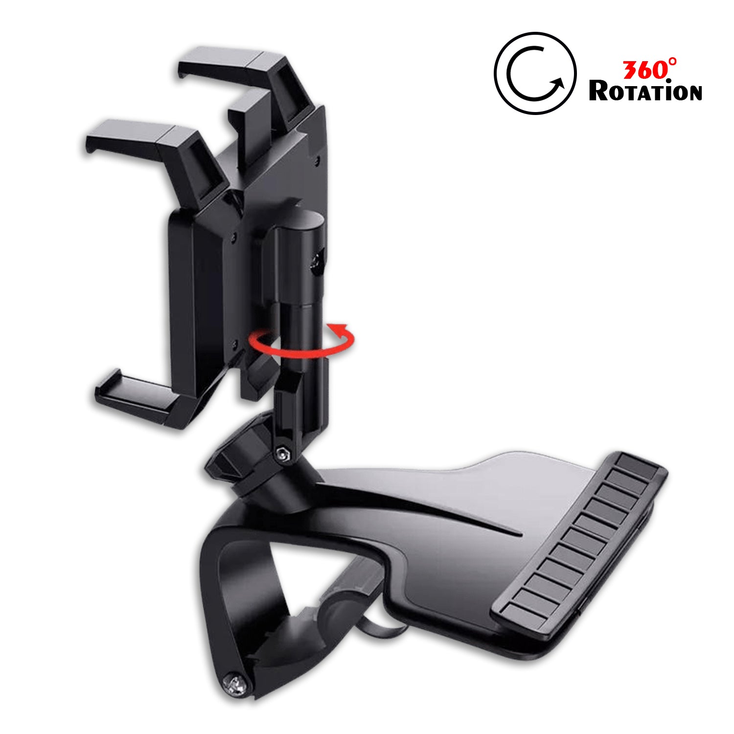 6281 Car Mobile Phone Holder Mount Stand With 360 Degree. Stable One Hand Operational Compatible With Car Dashboard. Wukusy