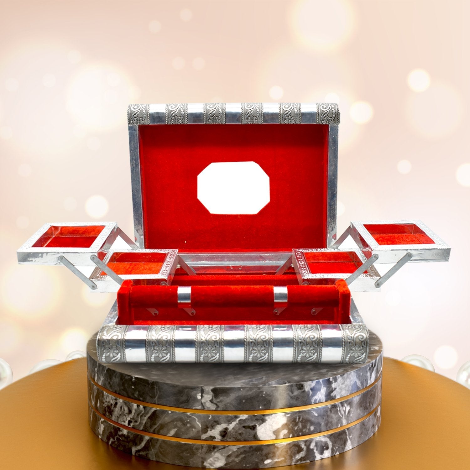 2511 Wooden Jewellery Organizer Multi Purpose Box Bangle Box Wukusy