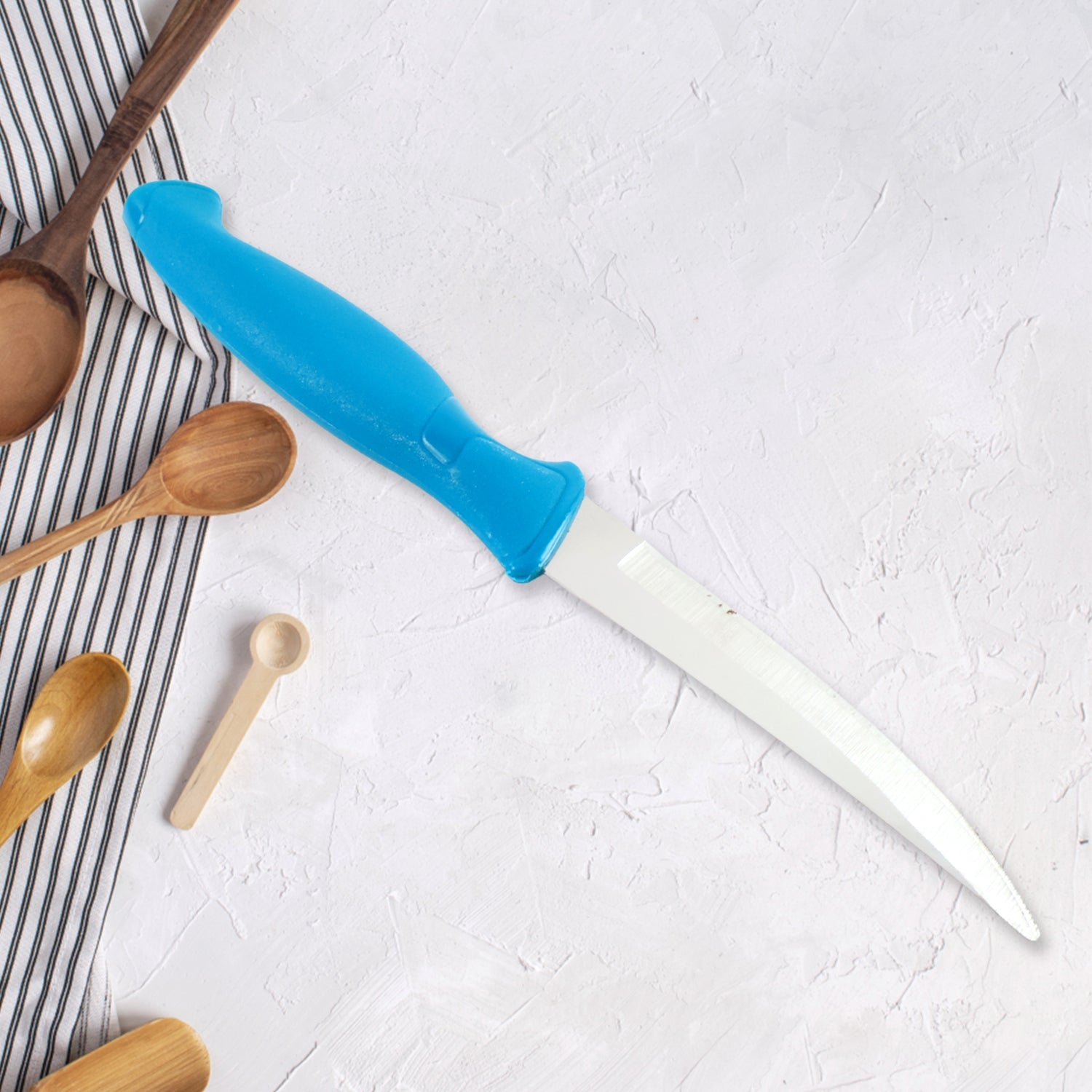 Heavy-duty Stainless Steel Kitchen Knife With Ergonomic Handle (1 Pc) Wukusy