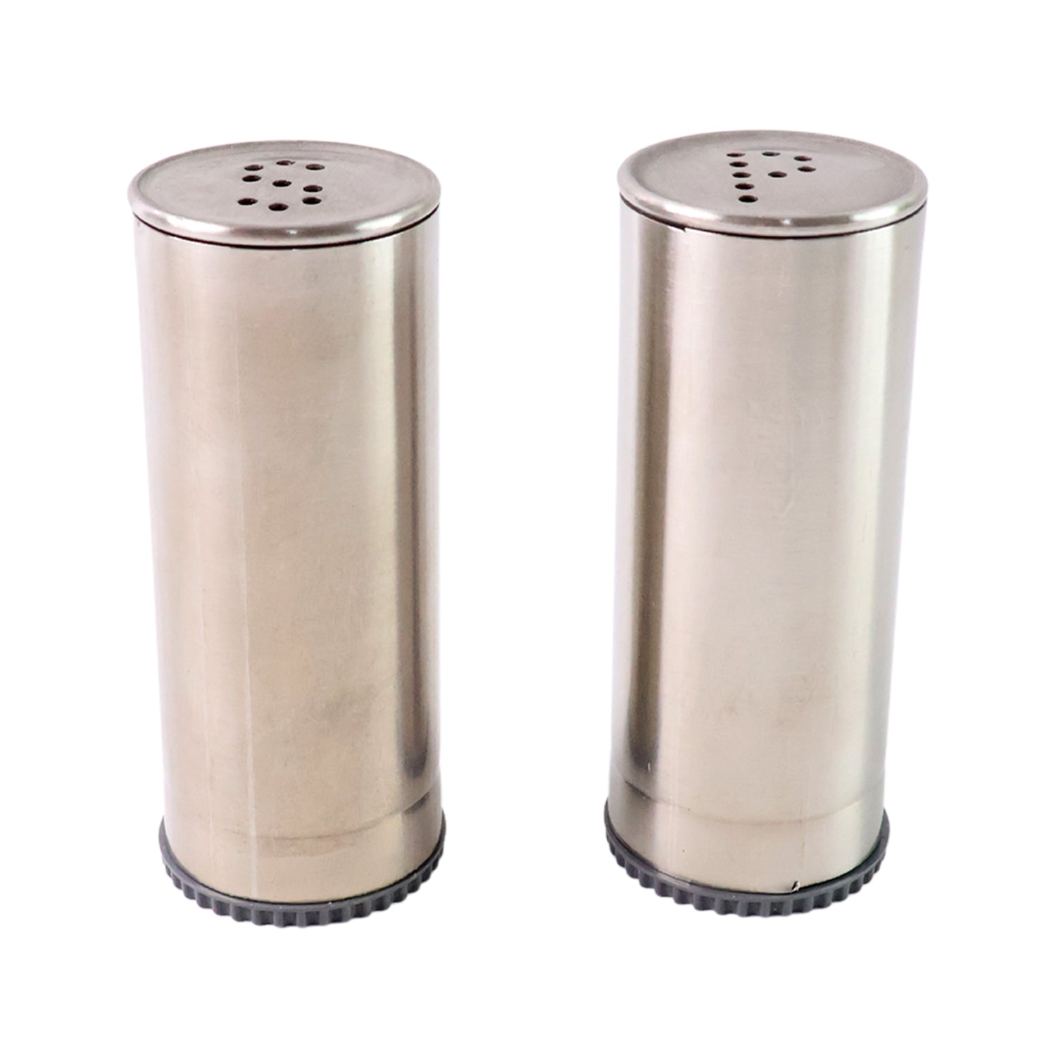 Stainless Steel Salt And Pepper Shaker Set (2 Pc) Wukusy