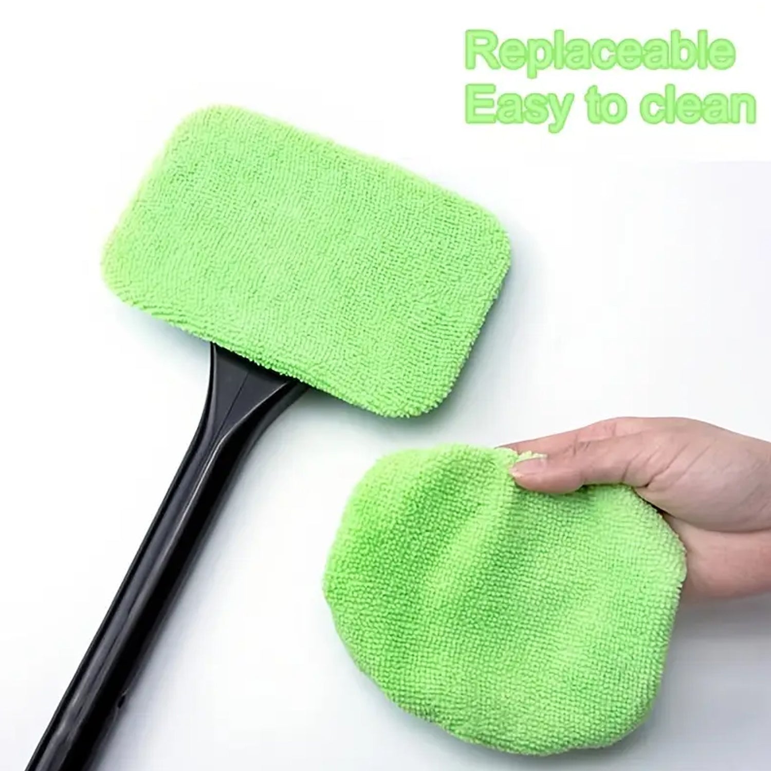 Windshield Clean Car Glass Cleaner Wiper With Microfiber Cloth (1 Pc  38 Cm Long) Wukusy