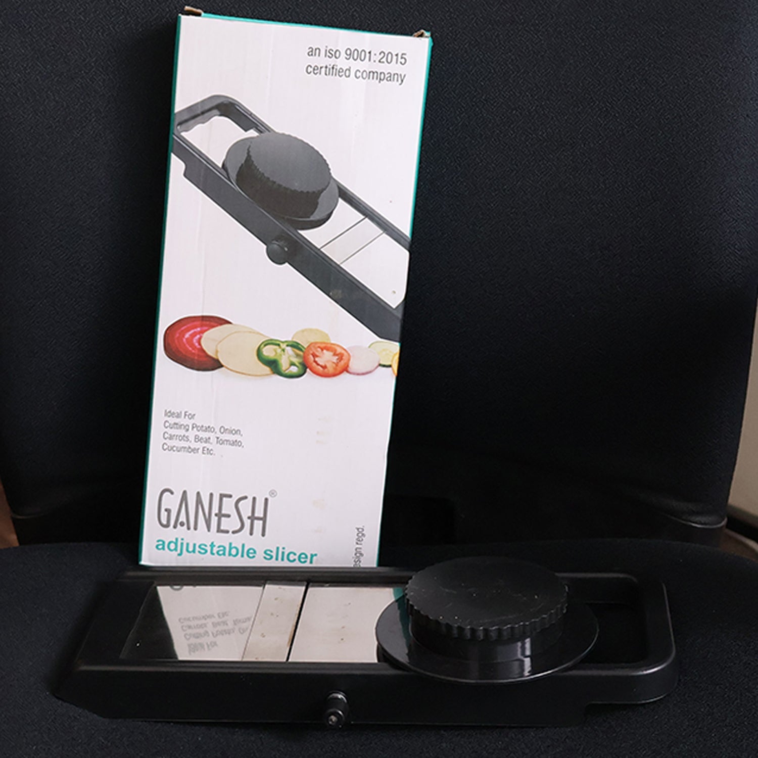 Premium Adjustable Vegetable  Fruit Slicer With Sharp Stainless Steel Blade Wukusy