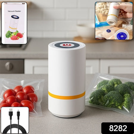 Portable Usb Rechargeable Vacuum Sealer Machine (1 Pc) Wukusy