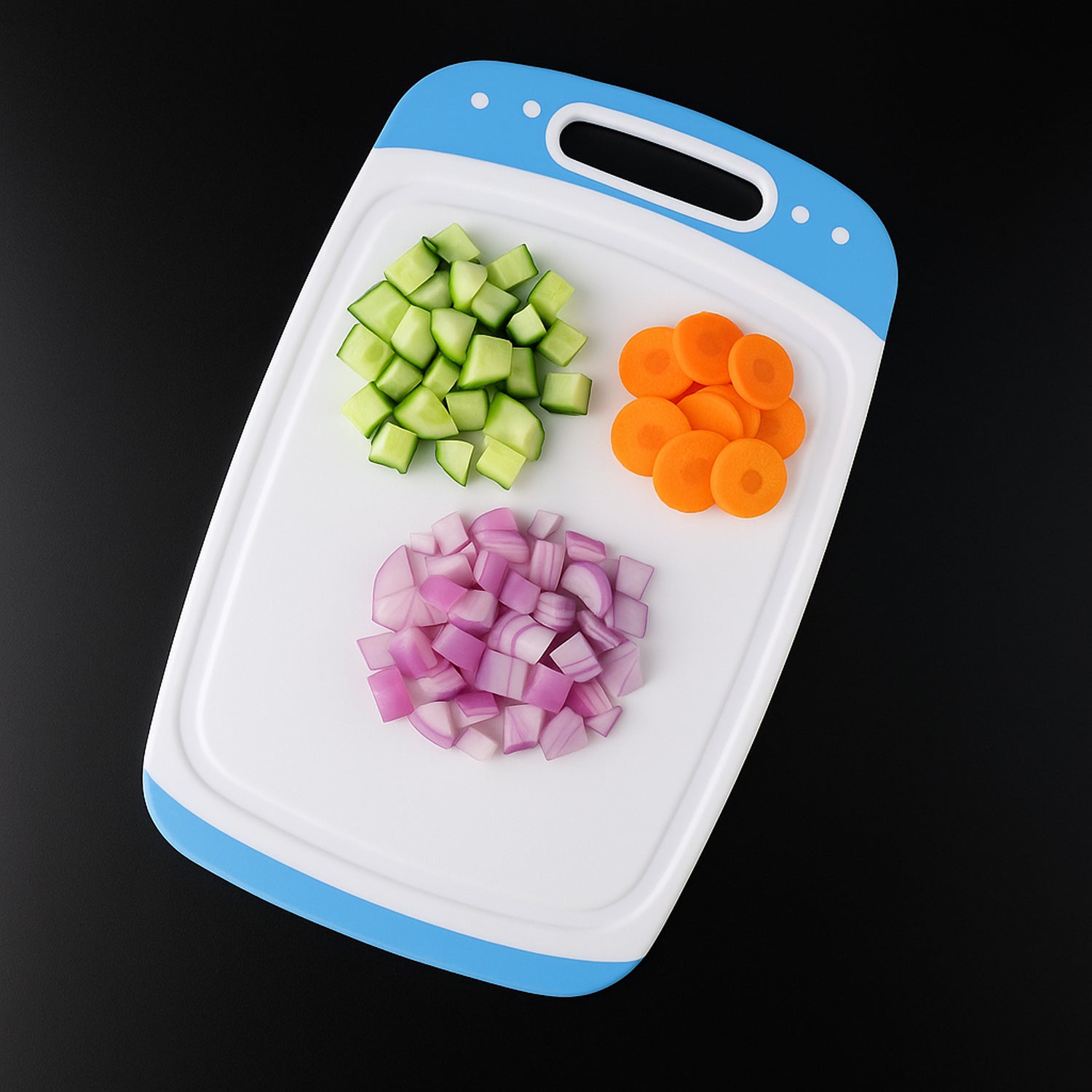 Ganesh Vegetables And Fruits Cutting Chopping Board Plastic Chopper Cutter Board (1 Pc) Wukusy