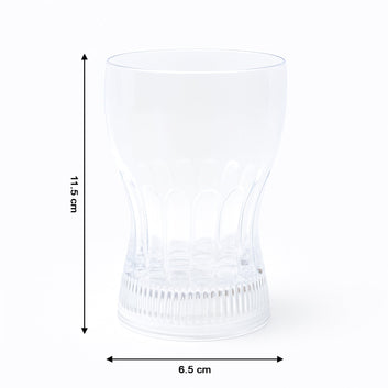 Plastic Fancy Led Light Glass 200 Ml (1 Pc)
