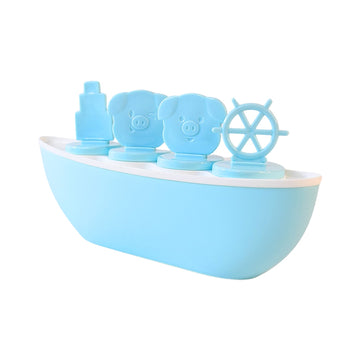 Creative Boat-shaped Ice Cream Mould With Cute Piggy Wukusy
