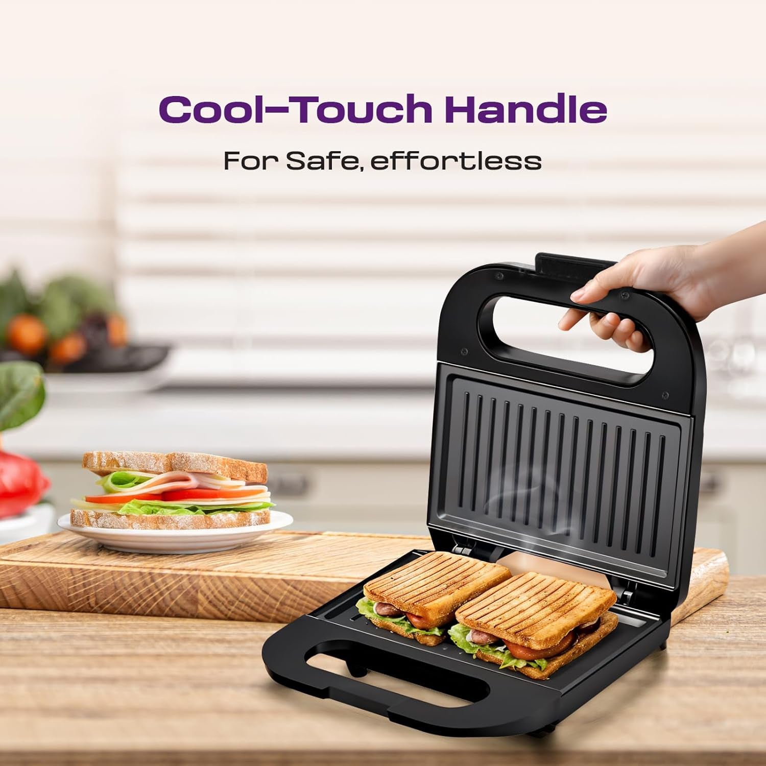 Orbit Sandwich Toaster Maker (800w  1 Pc) Wukusy
