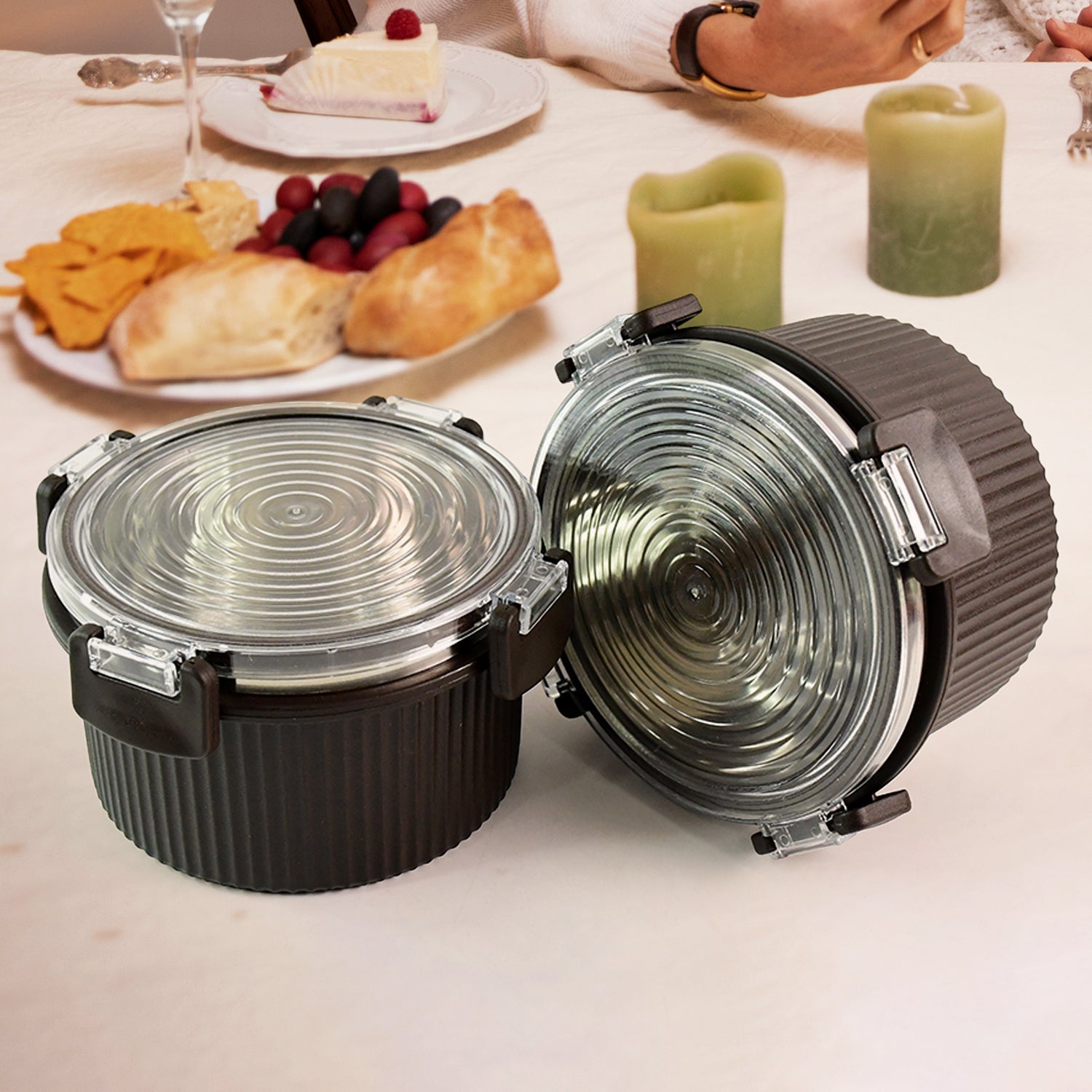 Apex Rustic Jar Set  2 Pcs 450ml Each Approx Wukusy