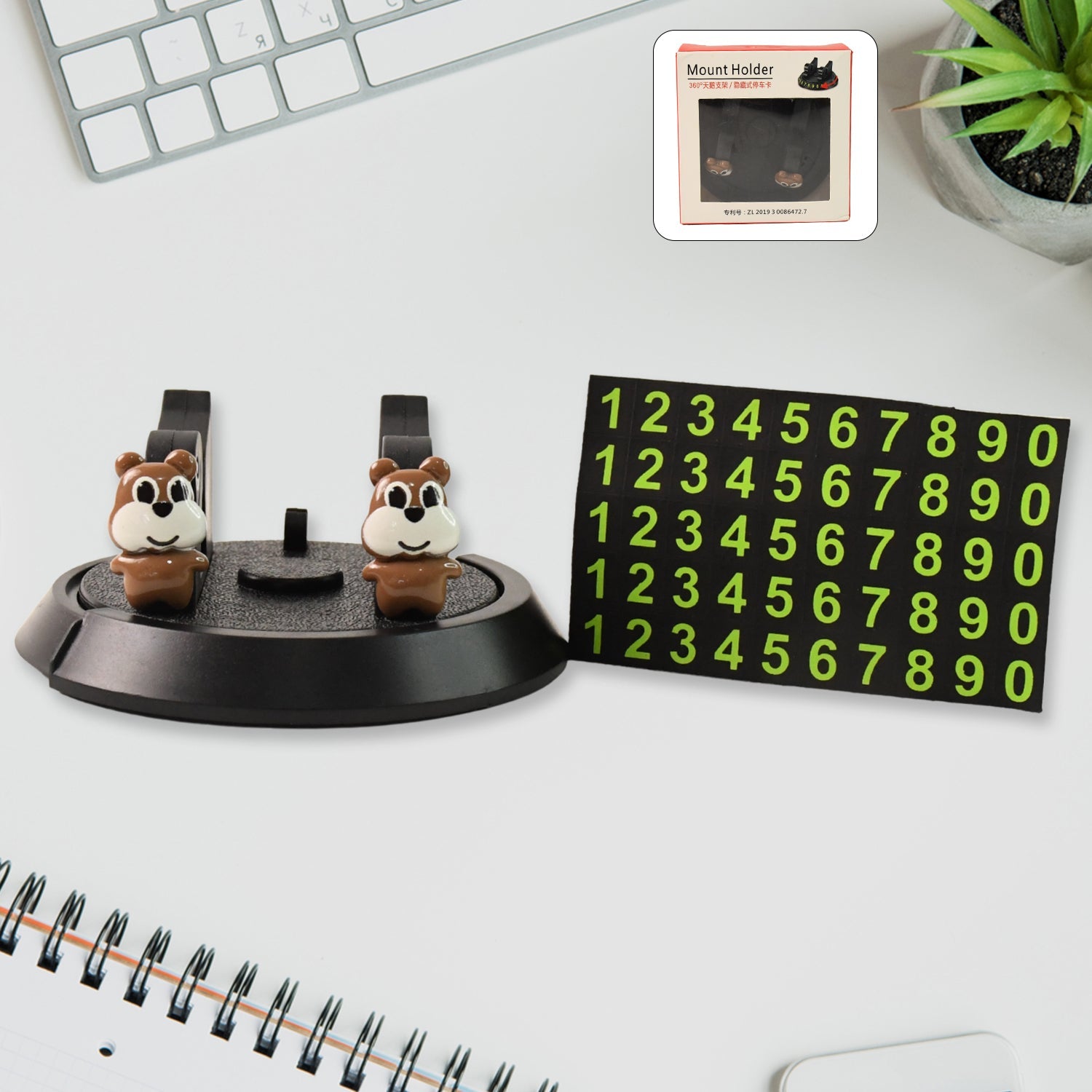 Multipurpose Car Dashboard Mobile Phone Holder Stand (1 Pc) Wukusy