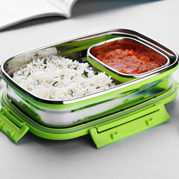 8131 Stainless Steel Lunch Pack For Office  School Use Wukusy