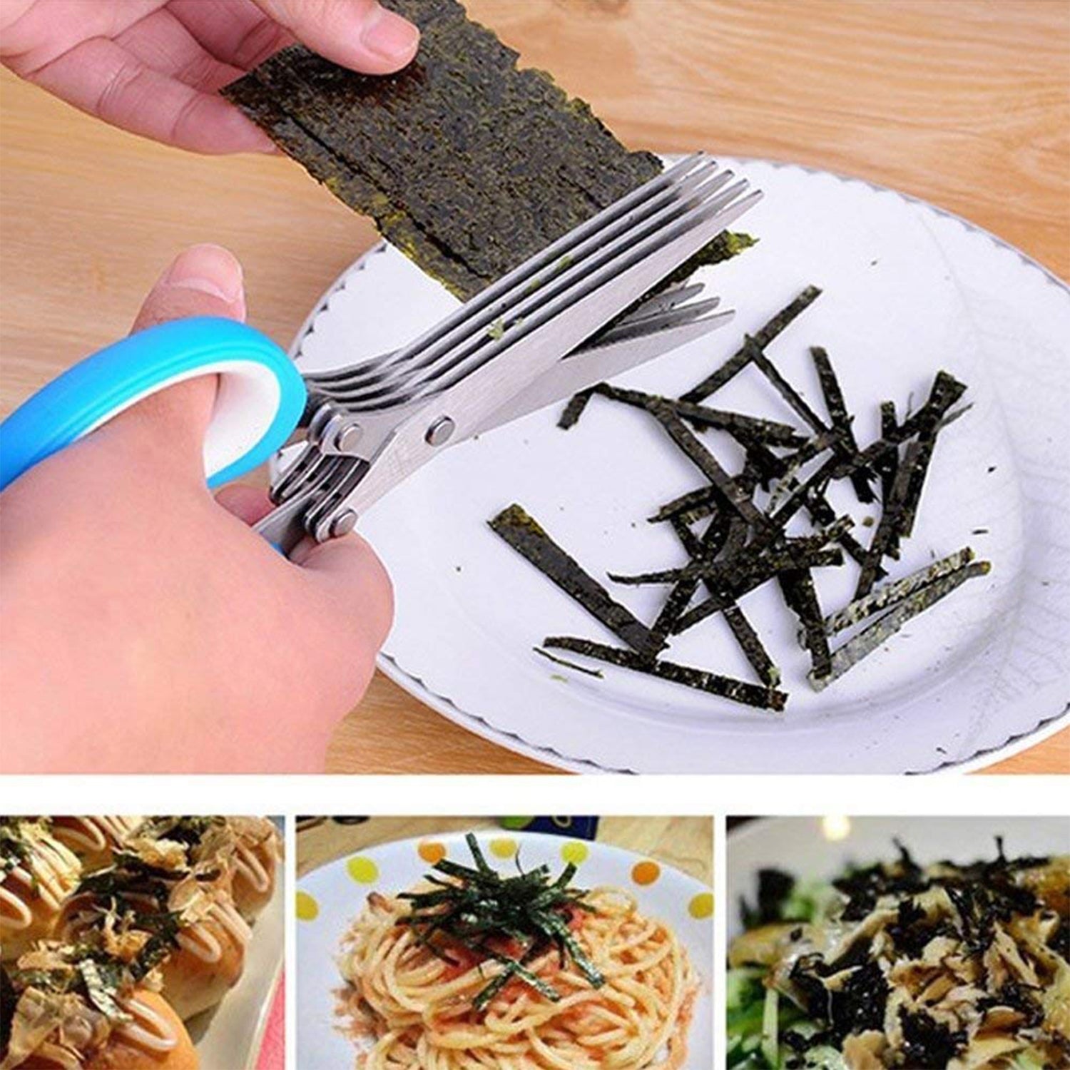 5-blade Multipurpose Herb Scissors Wukusy