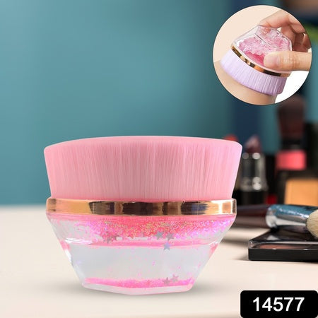 Glitter Cosmetic Brush With Starry Gel Base (1 Pc) Wukusy