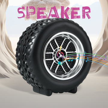 Portable Tyre  Wheel Shape Wireless Bluetooth Speaker (1 Pc) Wukusy