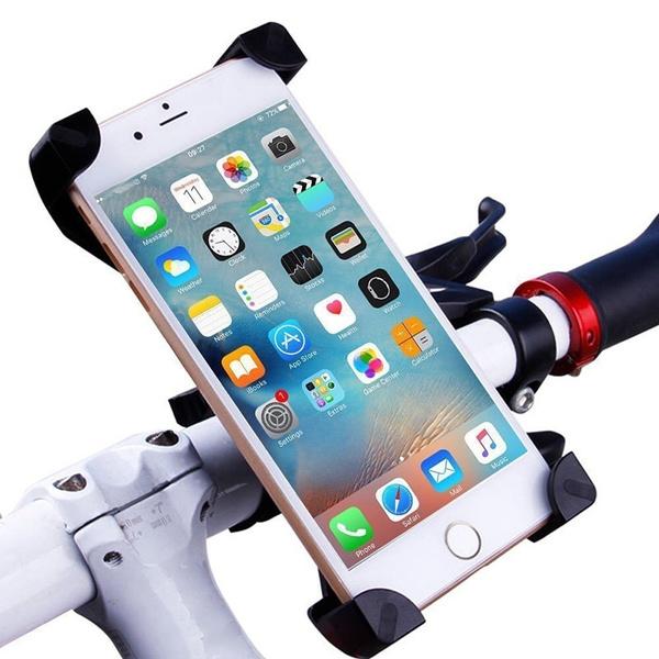 1456 Bike Phone Mount Anti Shake And Stable Cradle Clamp With 360 Rotation Wukusy