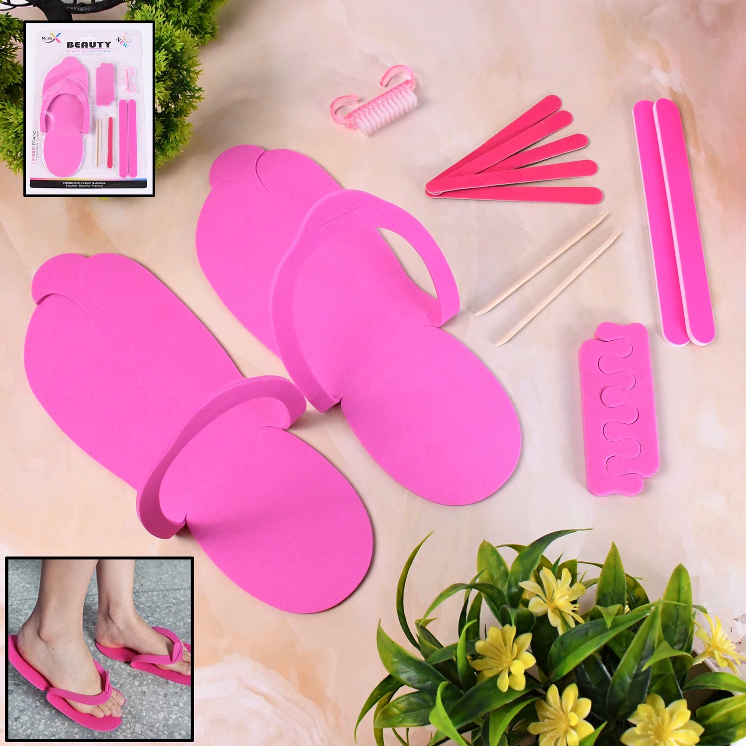 Salon Pedicure Kit Professional Pedicure Tools Set (13 Pcs Set) Wukusy