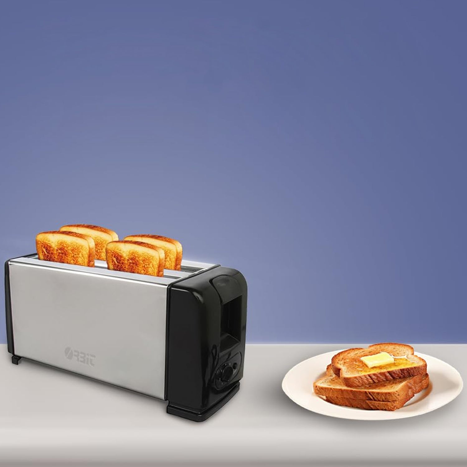 Orbit Adjustable Pop-up Toaster - 1200w Wukusy
