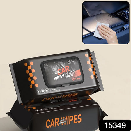 Car Dashboard Scratch Remover Tissue (80 Pcs Set) Wukusy