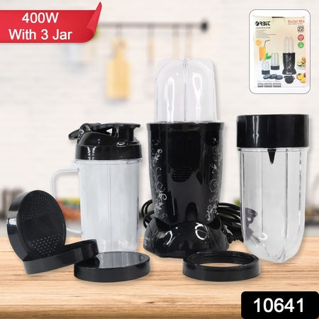 Orbit Bullet Mixer Grinder - 400w With 3 Jars Wukusy