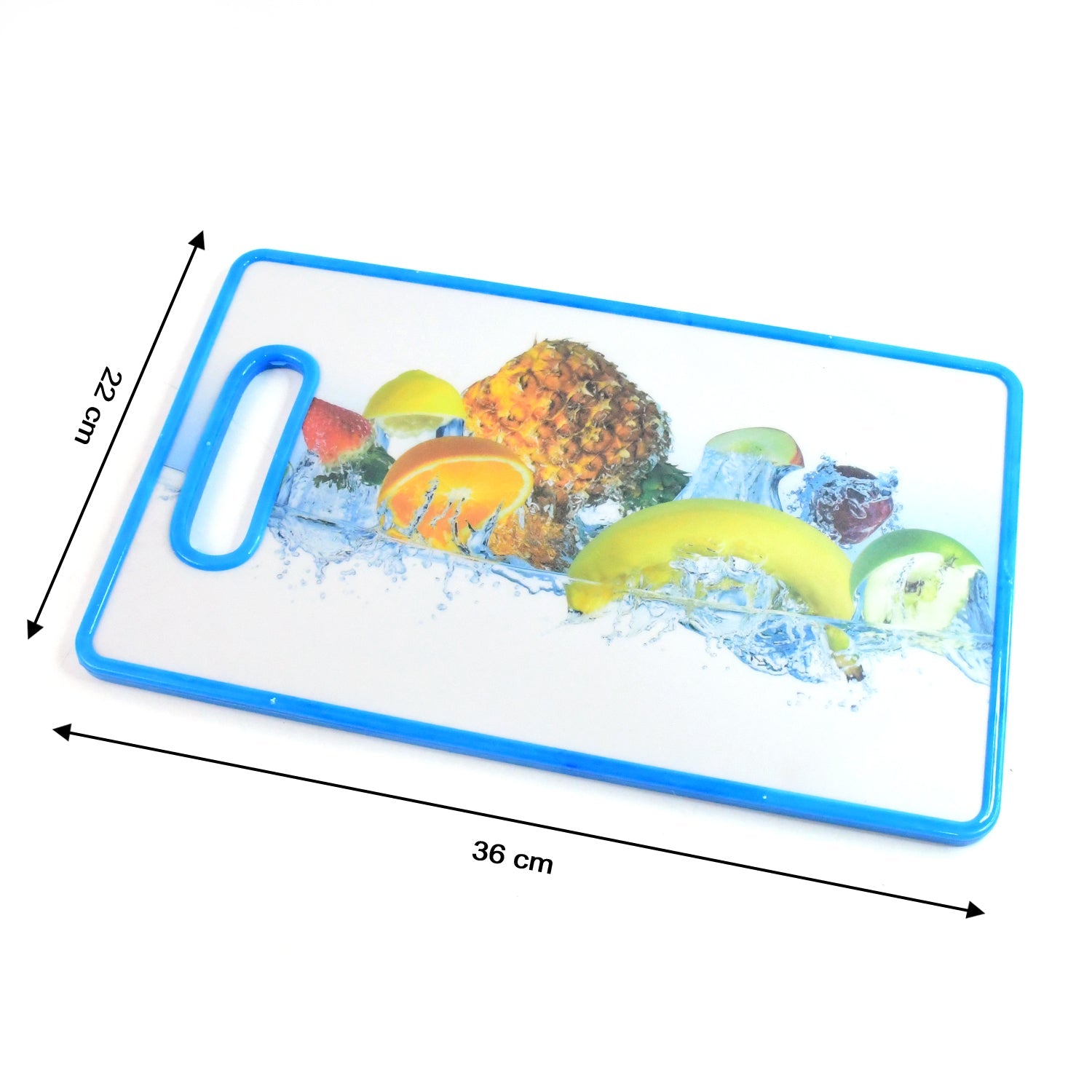 Large Rectangular Fruit Print Cutting Board (36x22cm  1 Pc) Wukusy