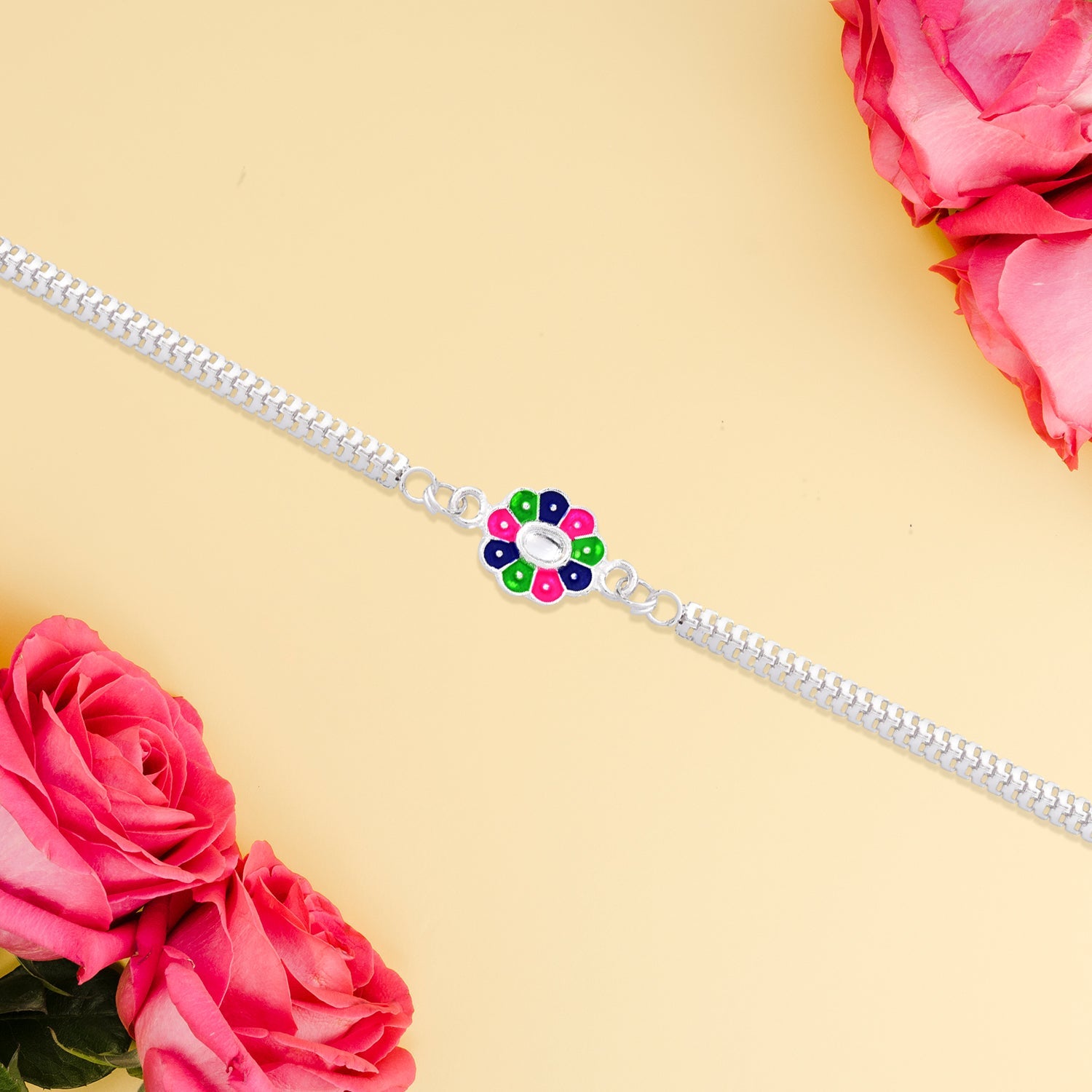 Color Full Flower Rakhi Wukusy