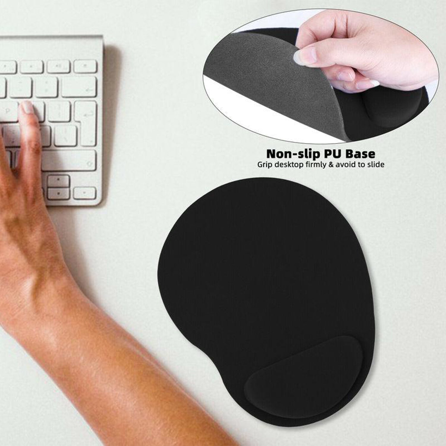 6161 Wrist S Mouse Pad Used For Mouse While Using Computer. Wukusy