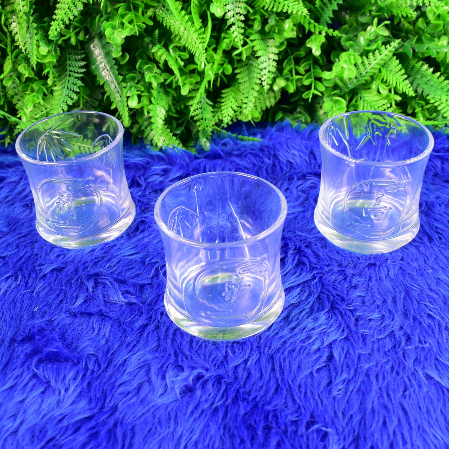 Glass 3 Pc Tumbler  1 Pc Cup Set (4 Pcs Set) Wukusy