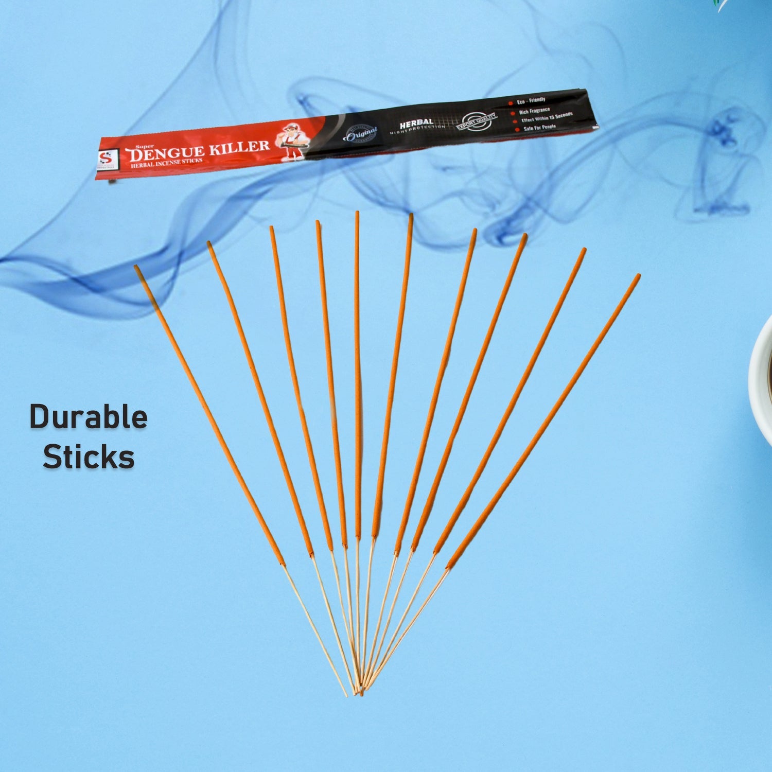 Mosquito Agarbatti Stick Herbal Mosquito Agarbatti  (1 Packet  10 Sticks) (Incense Stick) Wukusy
