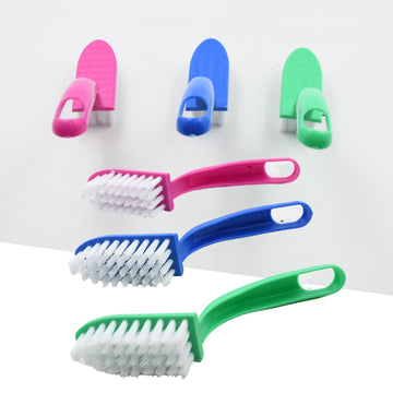 7956 Multi-purpose Kitchen Cleaning Brushes - Fish Cleaning Vegetable Cleaning Tool Cleaner Utensils Fruit Cleaning 3 Piece Wukusy