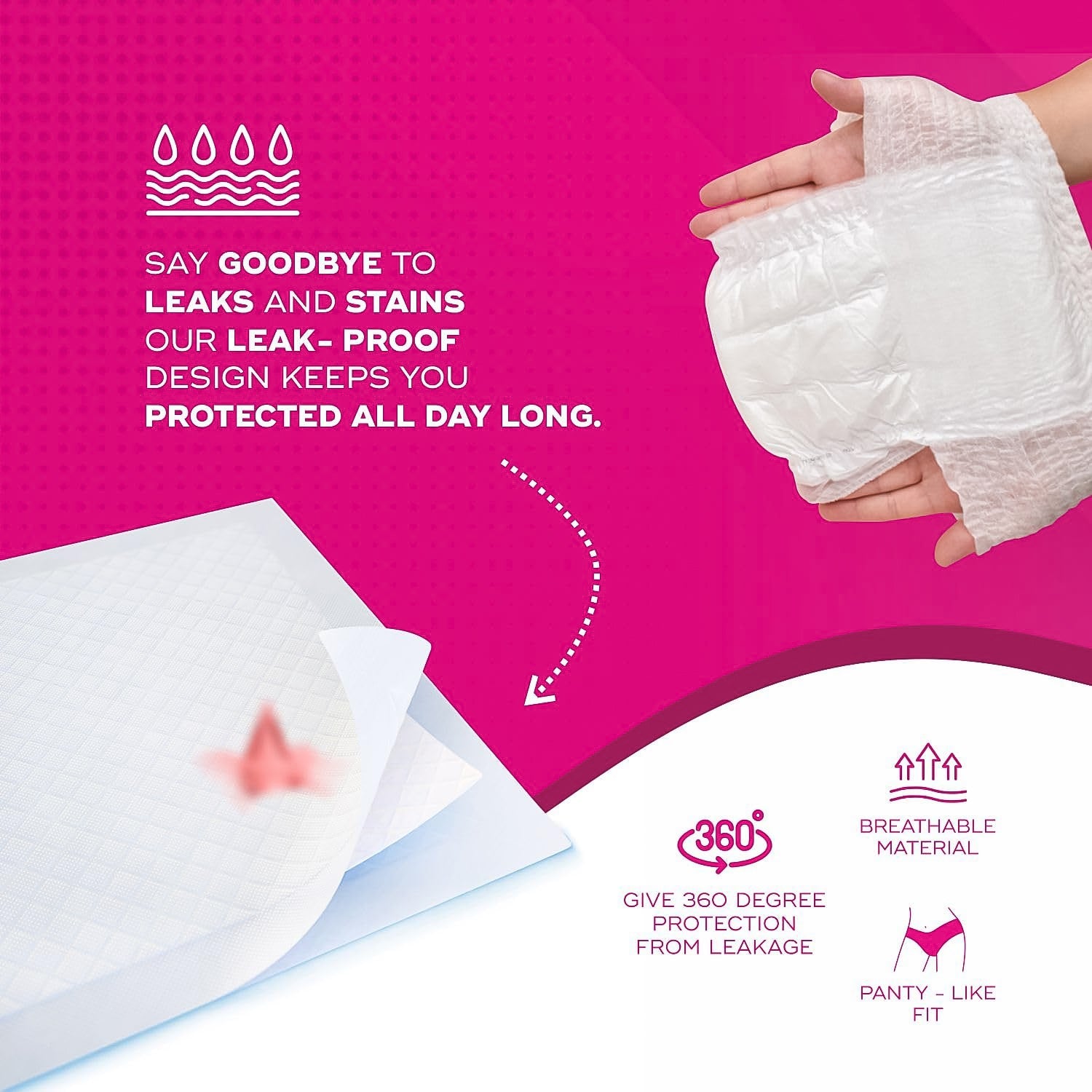 Beautiful Basics Overnight Period Panty Xxl Size (10 Pc) Wukusy