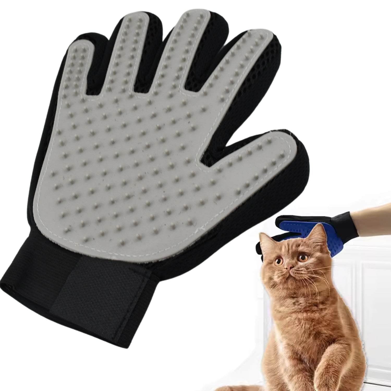 Grey True Touch Gloves Gloves Bathing Tool (1 Pc) Wukusy