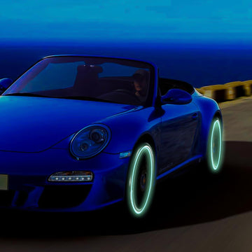 Car Wheel Hub Reflective Car Stickers Night Warning Stickers (20 Pcs Set Multicolored) Wukusy