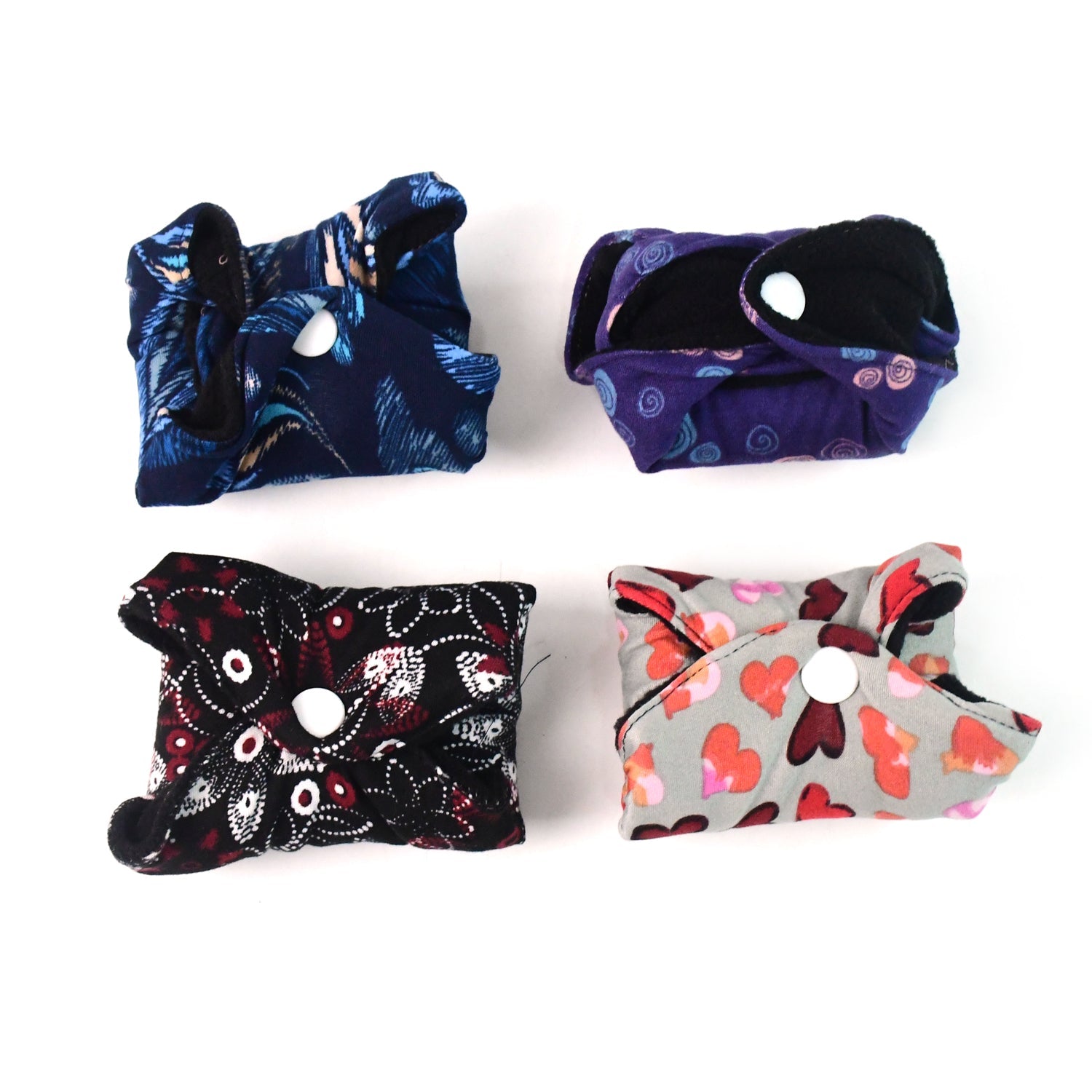 Reusable Cloth Sanitary Pads For Women (4 Pc  Set) Wukusy
