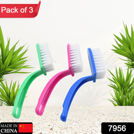 7956 Multi-purpose Kitchen Cleaning Brushes - Fish Cleaning Vegetable Cleaning Tool Cleaner Utensils Fruit Cleaning 3 Piece Wukusy