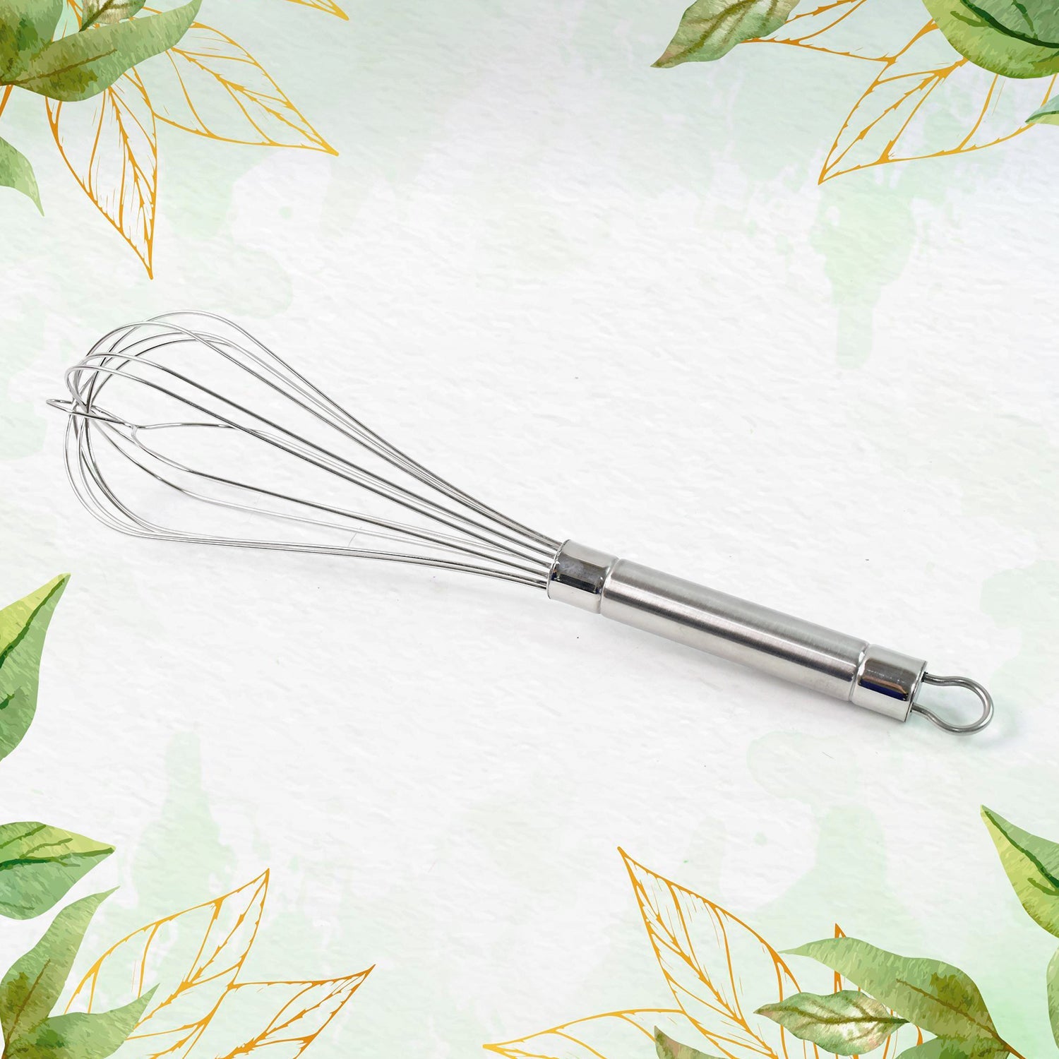 Apex Stainless Steel Medium Hand Whisk (1 Pc) Wukusy