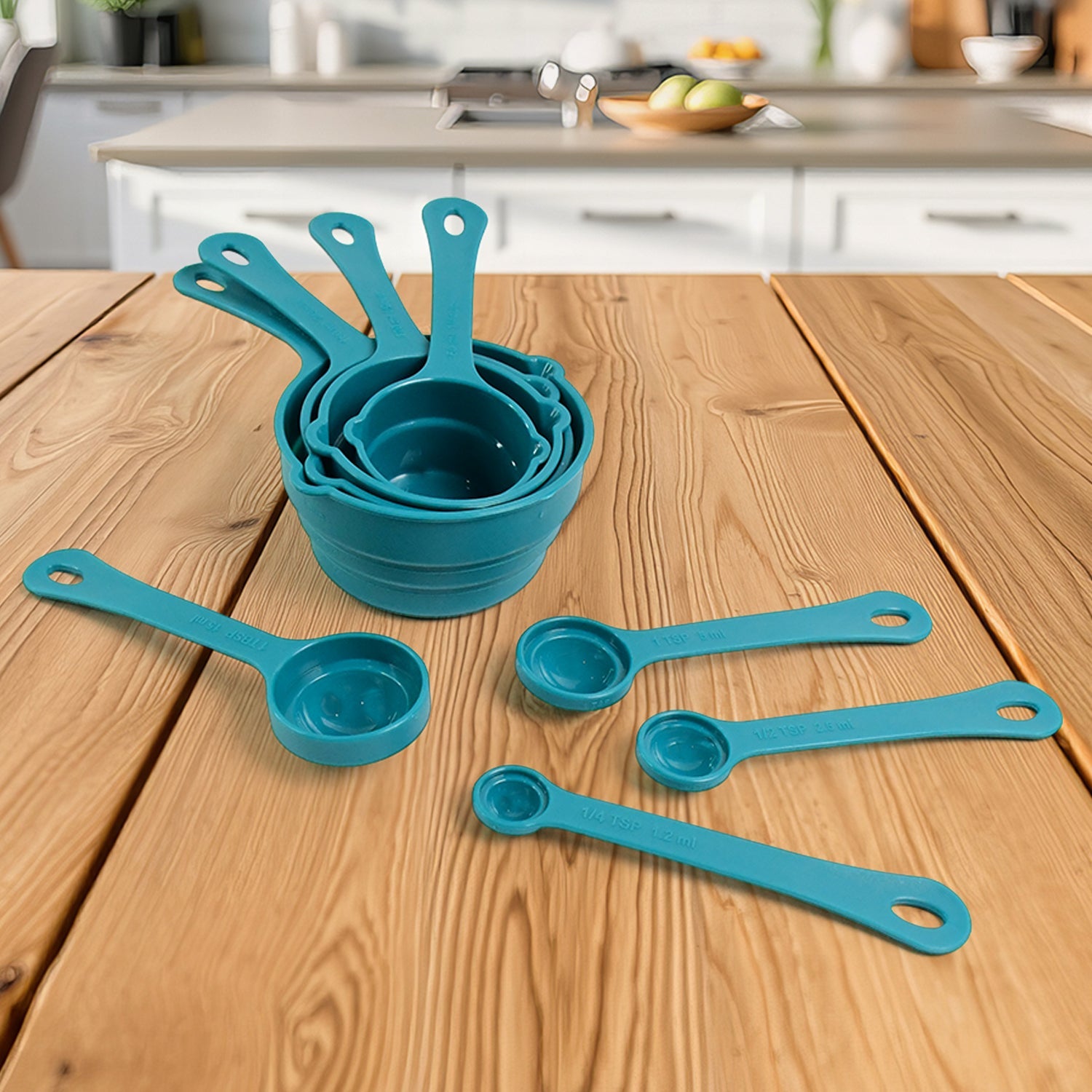Apex 8-piece Measuring Spoons And Cups Set Wukusy