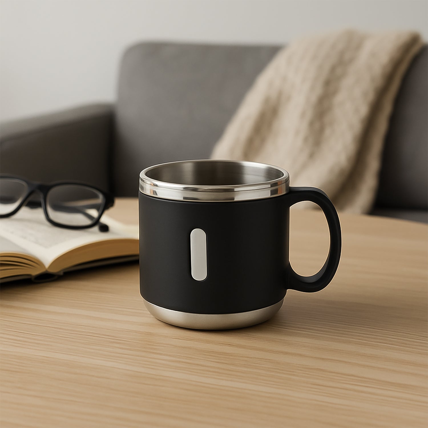 Apex Premium Stainless Steel Double Wall Coffee Mug Gift Set (6 Pc  150 Ml) Wukusy